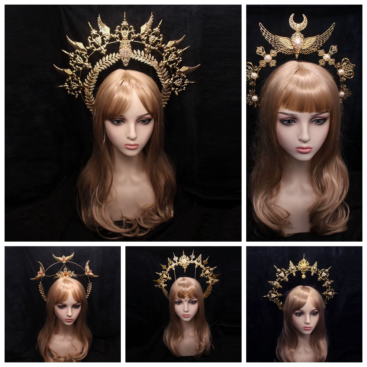 Accessory solar-powered, materials set, crown, Lolita style, handmade