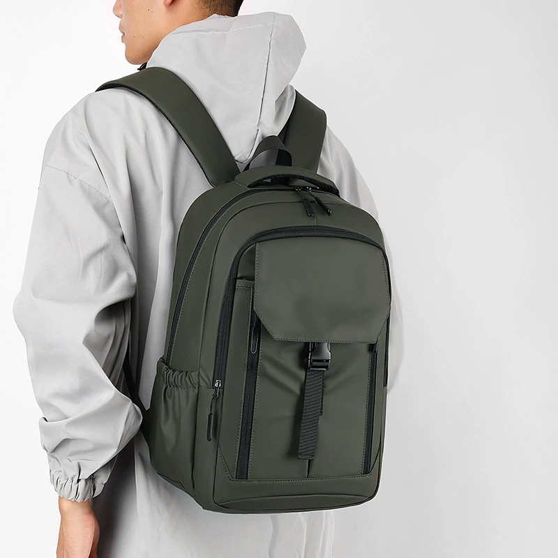 Capacious backpack for traveling, trend laptop, school bag for elementary school students, 15.6inch, simple and elegant design