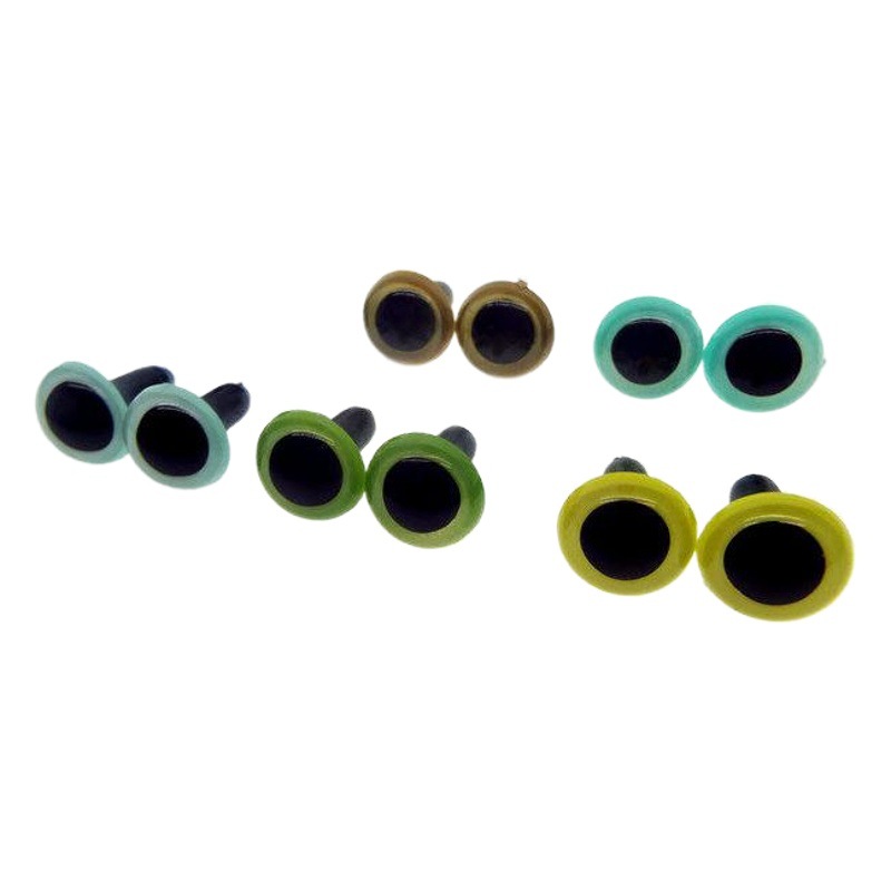 Hecho a mano fieltro de lana recta columna pie recto enchufe colorido ojo perla ojo perlas poke animal plástico juguete ojo Accesorios