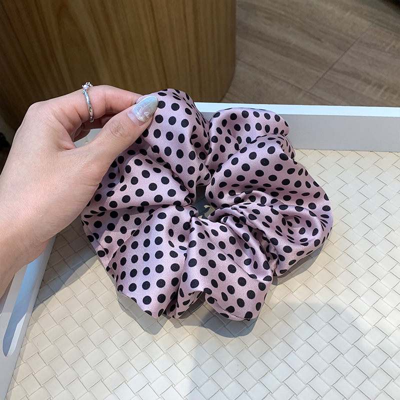 Nuevo azul tibetano punto de onda anillo de cabello intestino grande mostrando temperamento blanco simple de alto grado anillo de cabello cabello cuerdas de cabello adornamiento para el cabello