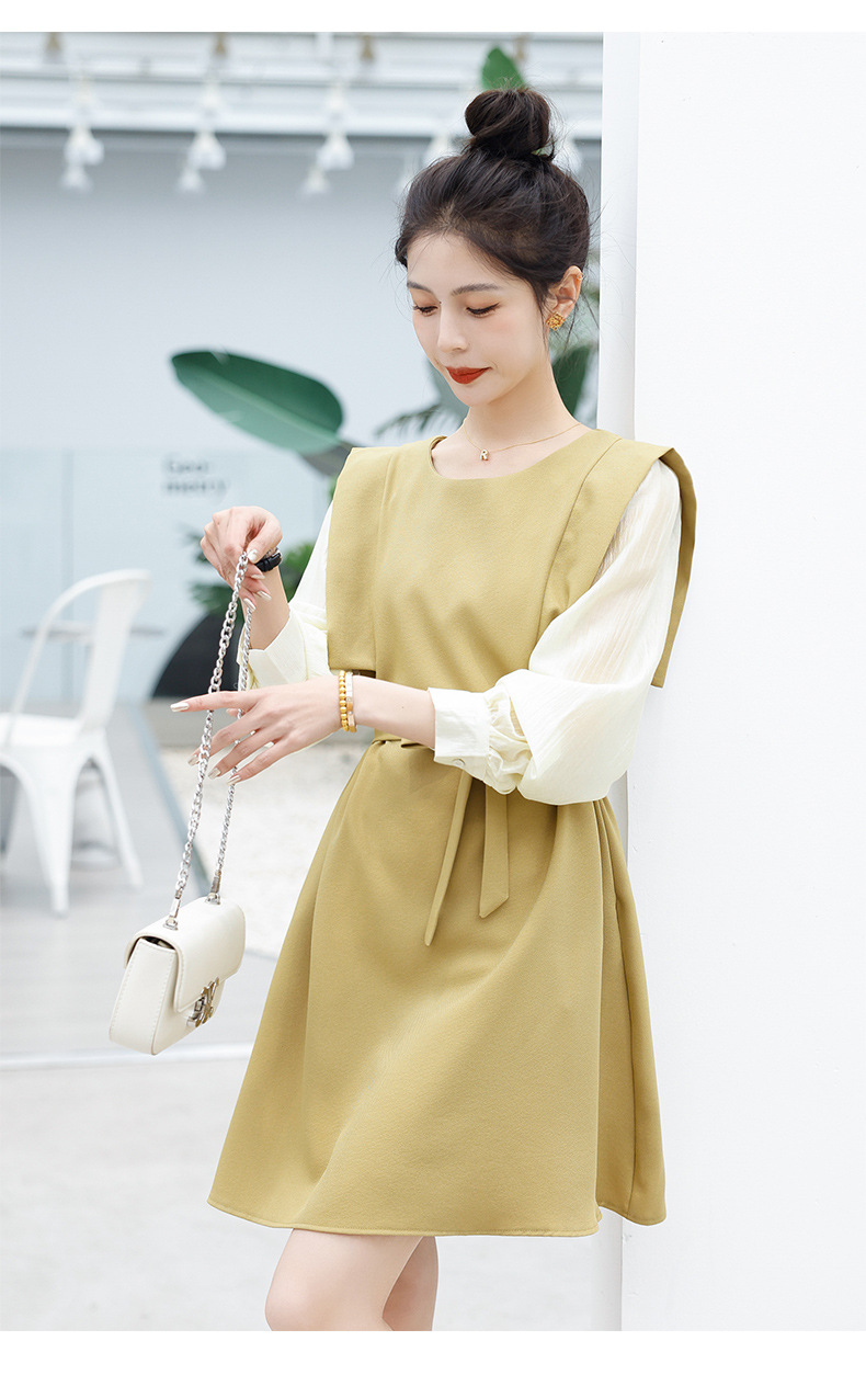 E4717 1440K VÁY ĐẦM LIỀN THÂN NỮ HANTDI MÙA XUÂN THU ĐÔNG THỜI TRANG NỮ G04 SẢN PHẨM MỚI