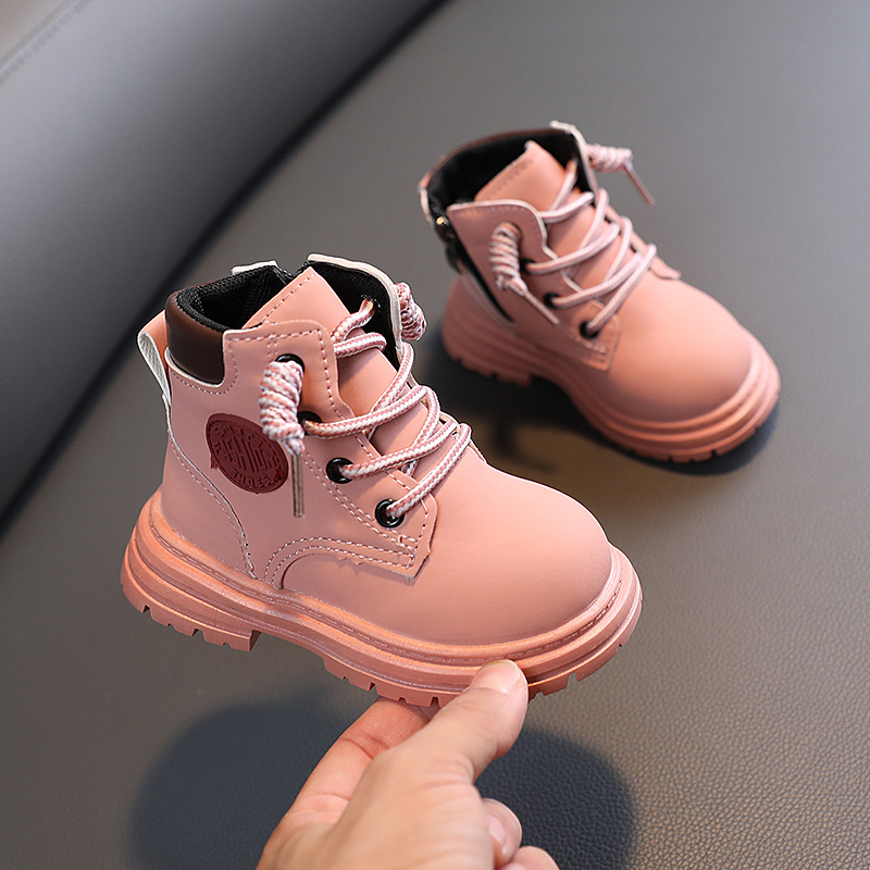 Martin 2022 Herbst/Winter Neue Kinderschuhe Mädchen Baby Kleine Gelbe Jungen Casual Kurze Stiefel_voghion.com