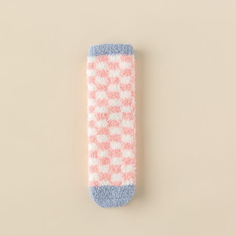 블루 핑크 화이트 스퀘어