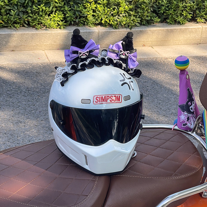 Helmet Decoration Kuromi My Melody Electric Bike Helmet Accessories