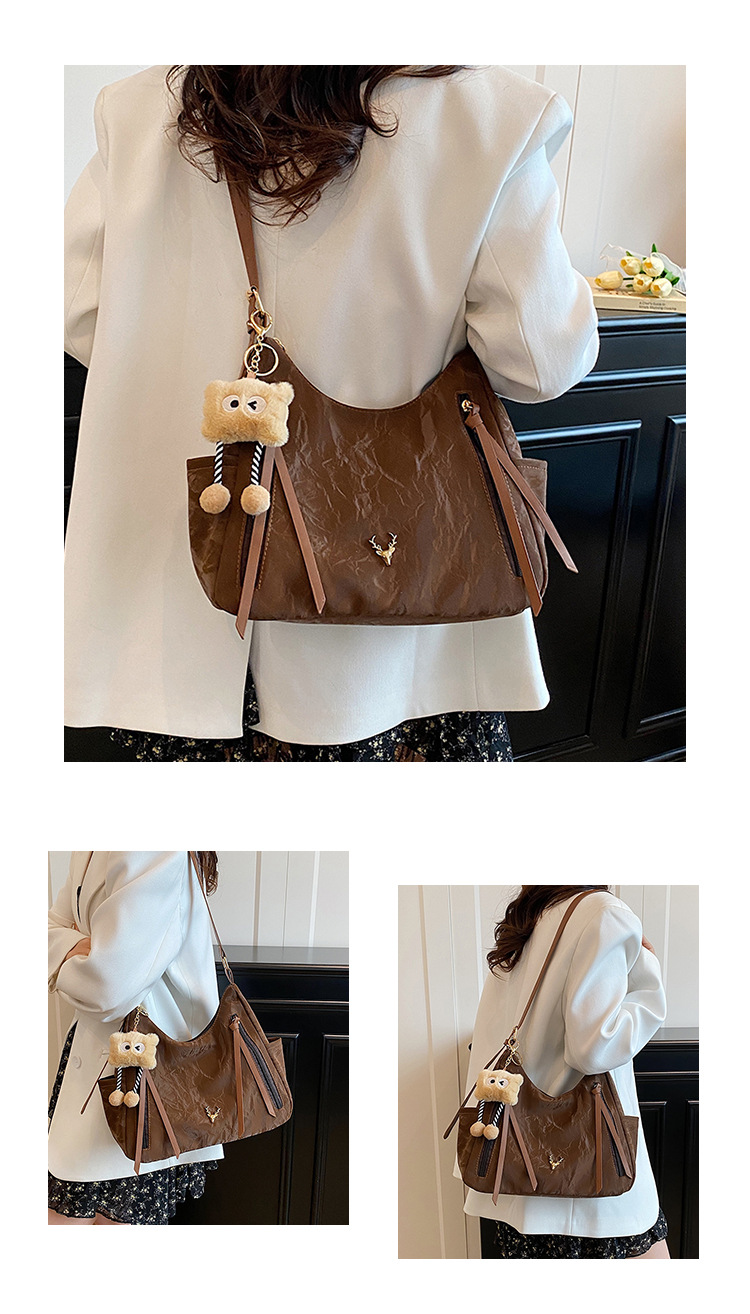 Large-capacity bags, women's 2025 bestsellers, fashionable and versatile crossbody bags, high-end single-shoulder bags, simple commuter tote bags undefined