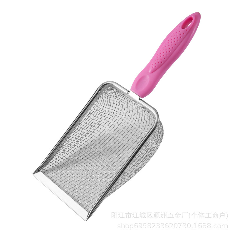 不锈钢猫砂铲宠物便便过滤铲矿砂膨润土猫咪铲赶海铲子爬宠沙漏|undefined