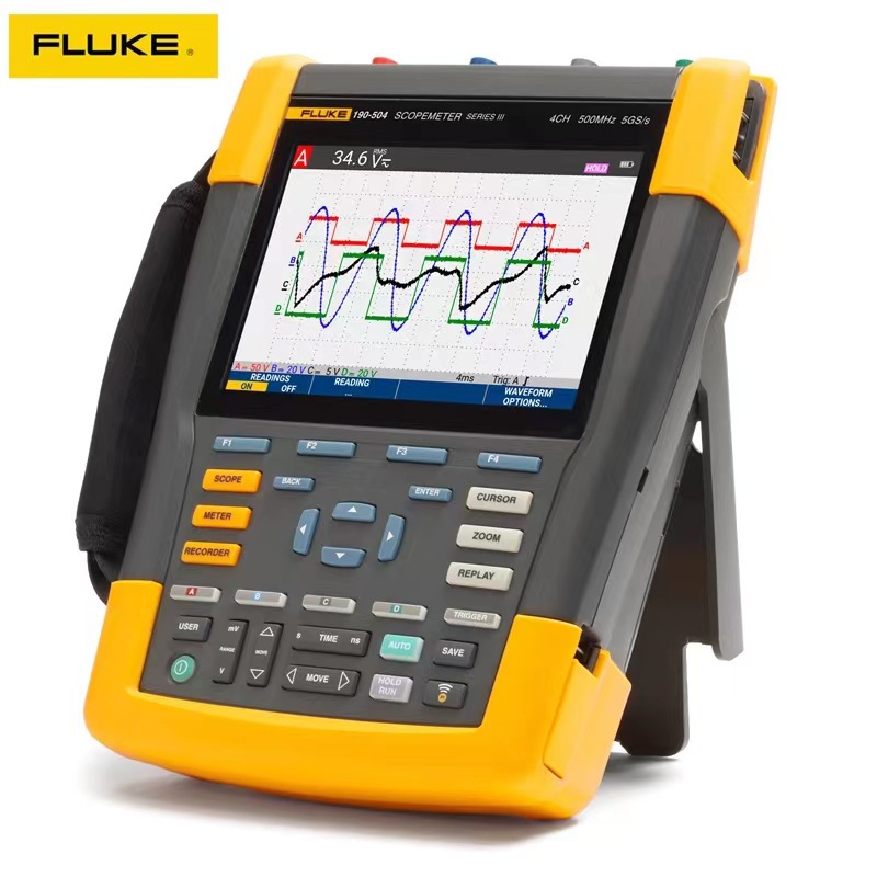 FLUKE 福禄克 双通道示波器 便携手持式数字示波器 F190系列
