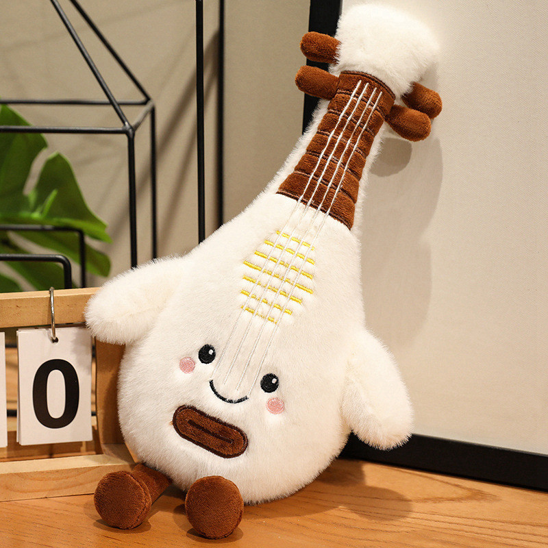 Diversión de simulación de instrumentos musicales, muñecas de peluche, gu筝, piano, almohada, muñeca, regalo de cumpleaños image 9