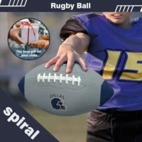 Чтобы составить Dallas Cowboy Cowboy Prints Американский футбол PU взрослой игры тренировка двухстороннего регби