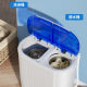 Small Washing Machine Double Barrel Household Semi-automatic Small Double Barrel Drying Underwear Eluting One