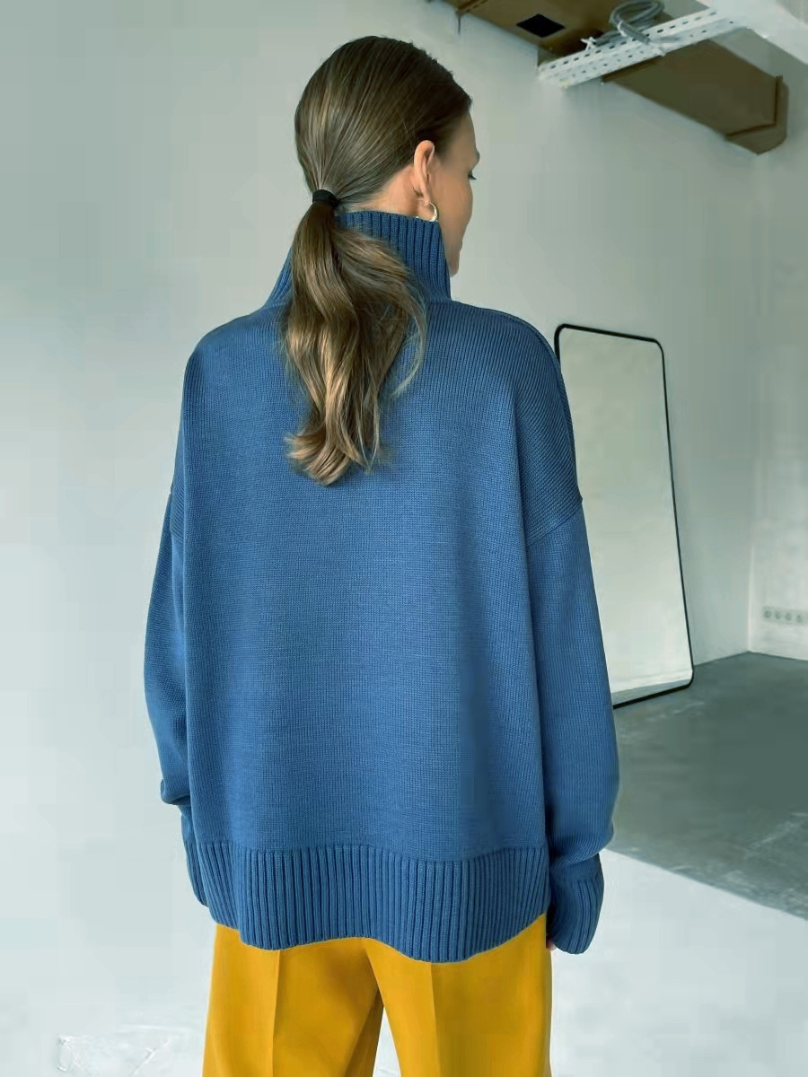 ​​Luxury Lambswool Turtleneck Sweater – Slim Fit Winter Pullover In 9 Seasonal Colors​​_voghion.com