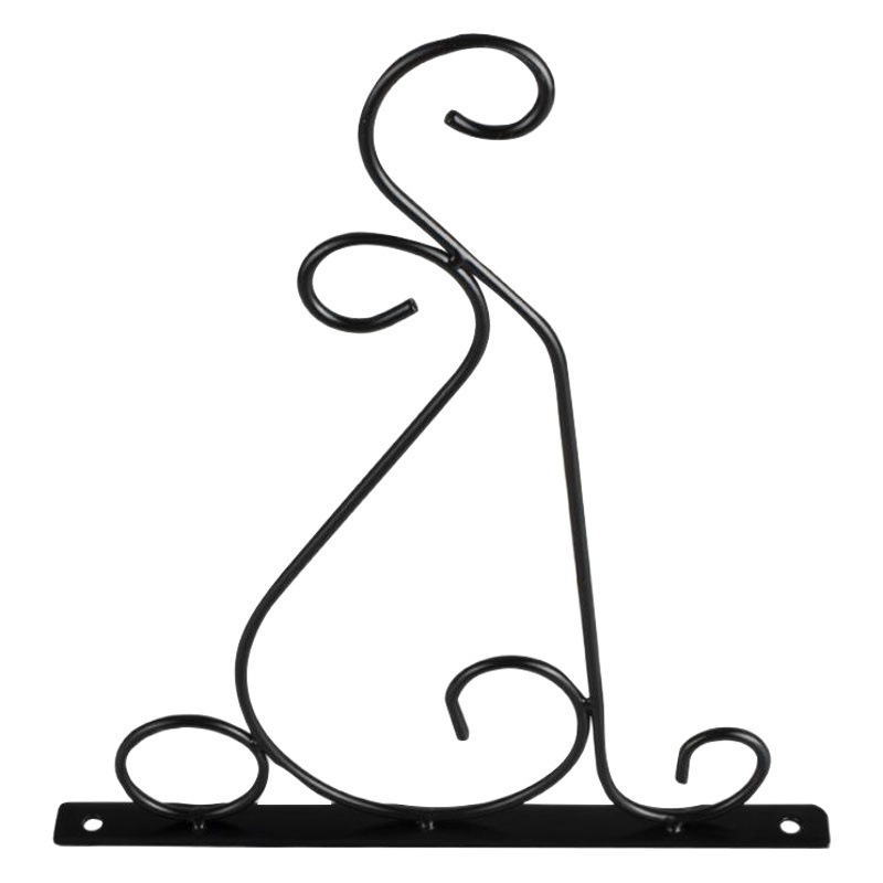 Jingmao pared colgante cesta de hierro colgante planta soporte decorativo maceta gancho para pájaro alimentador linterna campanas de viento