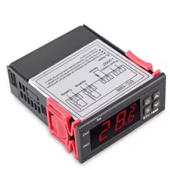 Stc-1000 12V 24V Ac110-220V Incubator Digital Temperature Controller Switch Refrigeration Heating t