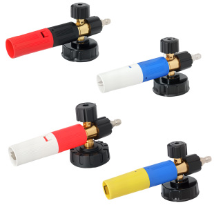 Cross-Border New High-Pressure Foam Spray Bottle Adjustable Pa Cleaning Gun Car Washing Machine Professional Foam Straight Rod Taizhou Fan-Shaped