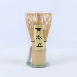 天然竹制抹茶竹筅点茶工具茶道搅拌抹茶刷茶拨茶筅百本立抹茶工具