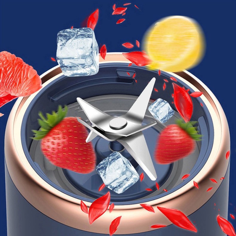 Sınır Aşan Popüler Şarj Edilebilir Taşınabilir Küçük Meyve Sıkacağı Mini Smoothie Blender Öğrenci Ev Kullanımı