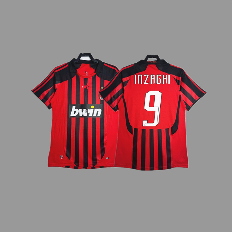 ACレトロユニフォームサッカー服マルティーニパトインザジシェフチェンコガトゥソネスタユニフォーム|undefined