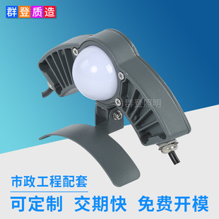 Factory outdoor lighting engineering rainproof led tile lamp ancient building Pavilion new double-sided luminous corrugated lamp