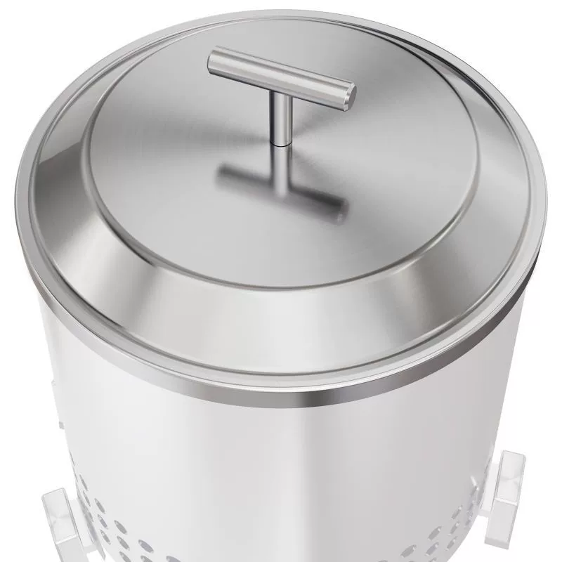 Трансграничная горячая продажа термостойкая ручка наружная 15cm крышка печи из нержавеющей стали подходит для Solo печи 7 дюймов бездымные аксессуары