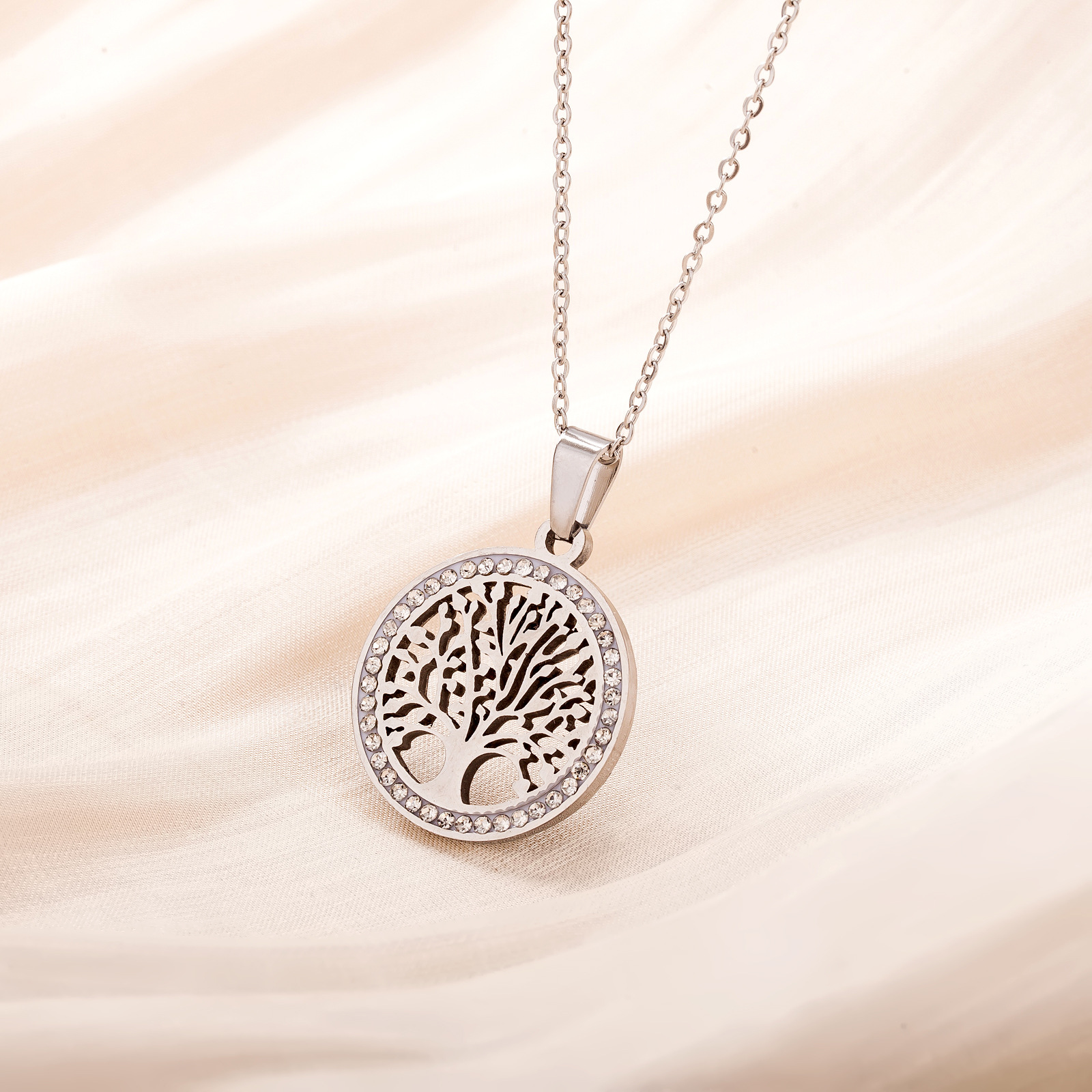 117223 스틸 컬러 O 체인 40 5CM