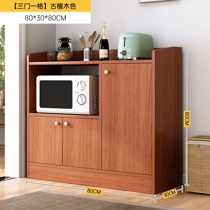 [클래식 스타일] 문 3개, 칸막이 1개丨 앤티크 샌들우드 컬러 80cm