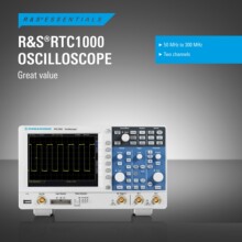 R&S�_���cʩ�ߴ�RTC1002ʾ�����ֳ�ʽ�pͨ���ɘ�2G����50MHz