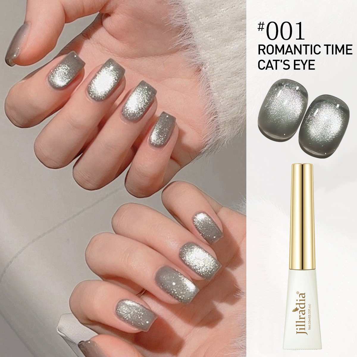 Gel de Uñas Ojo de Gato de Secado Rápido para Manicura