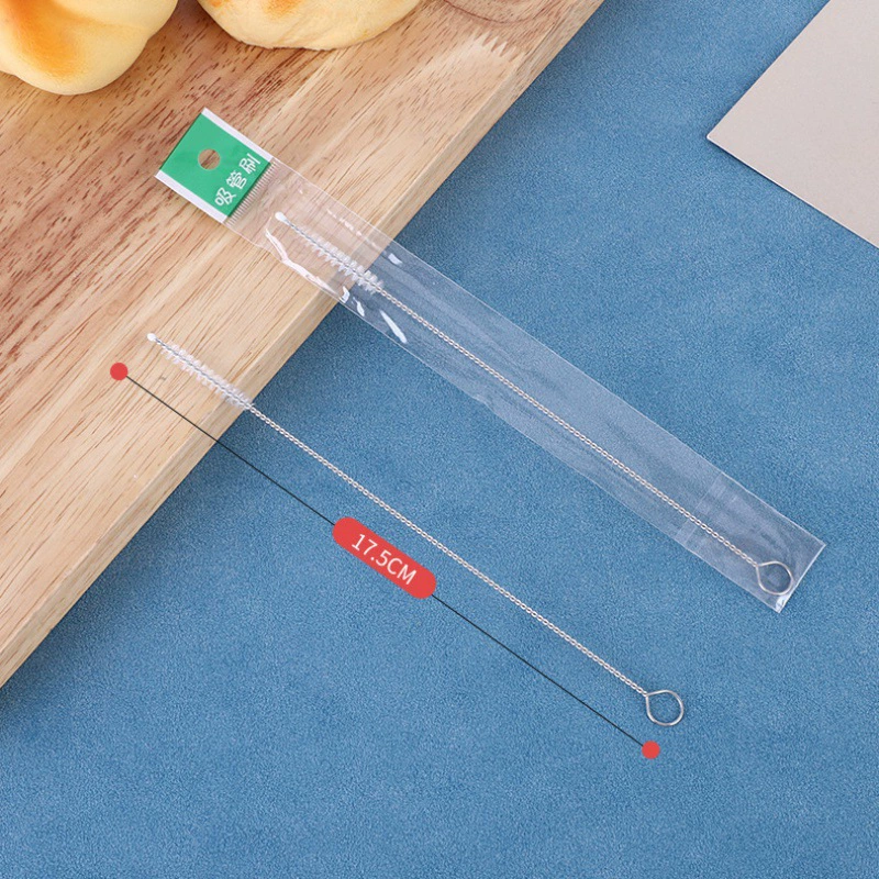 Нержавеющая сталь 304 нейлоновая всасывающая щетка силиконовая стеклянная щетка для очистки пробирки детская бутылка для чистки медицинской щетка для волос