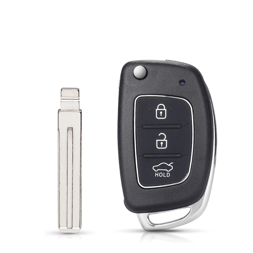 Modern 3/4 Button Folding Key Shell New Model Ix25/Ix35 Langdong New Santa Fe Folding Remote Control Replacement Shell