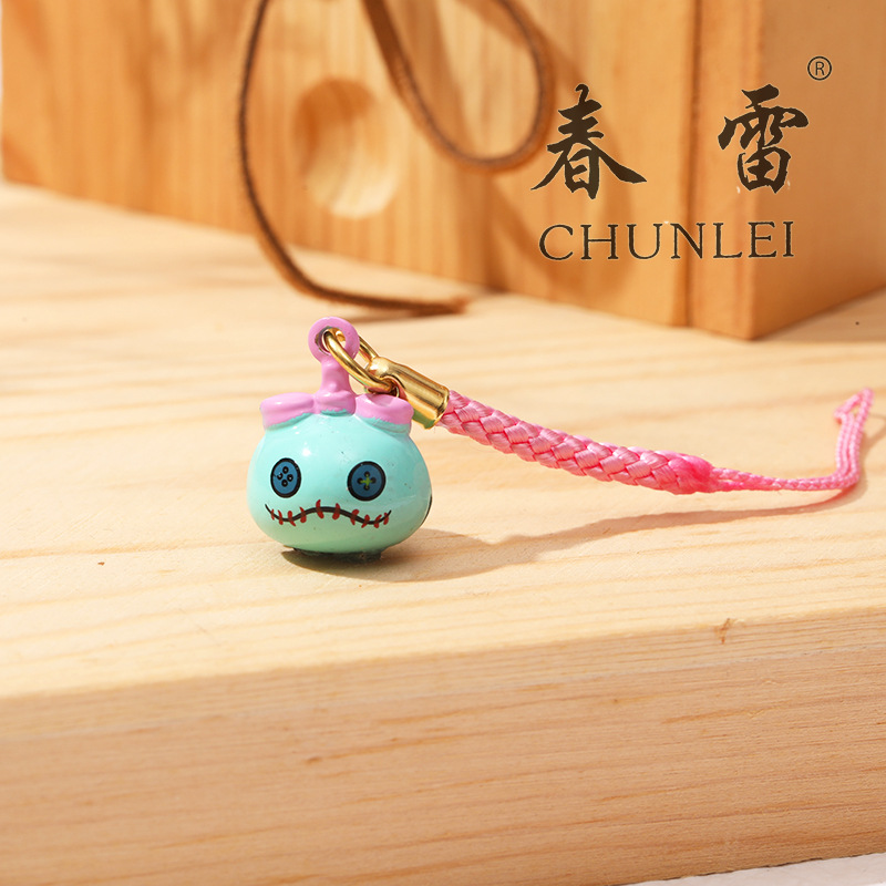 Campana de dibujos animados japonés adornos de campana de dibujos animados adornos de campana