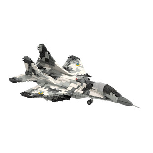 C7847 Double Engine Fighter Arcraft Mig-29 "Kiev Ghost" 1333 Particle Count