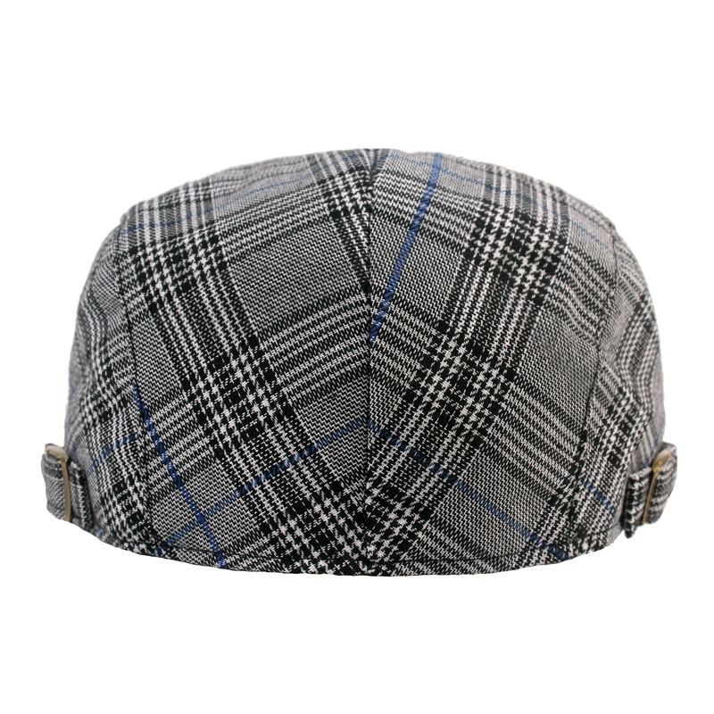 El algodón alcanzó el casquillo de la boina de los hombres sombrero ocasional británico del sol sombrero de AliExpress del comercio exterior sombrero delantero de los hombres y de las mujeres