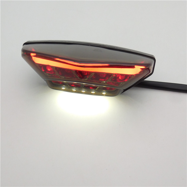 CH-2067 suitable for BMW motorcycle modified LED rear tail light electric car brake driving license plate integrated light
