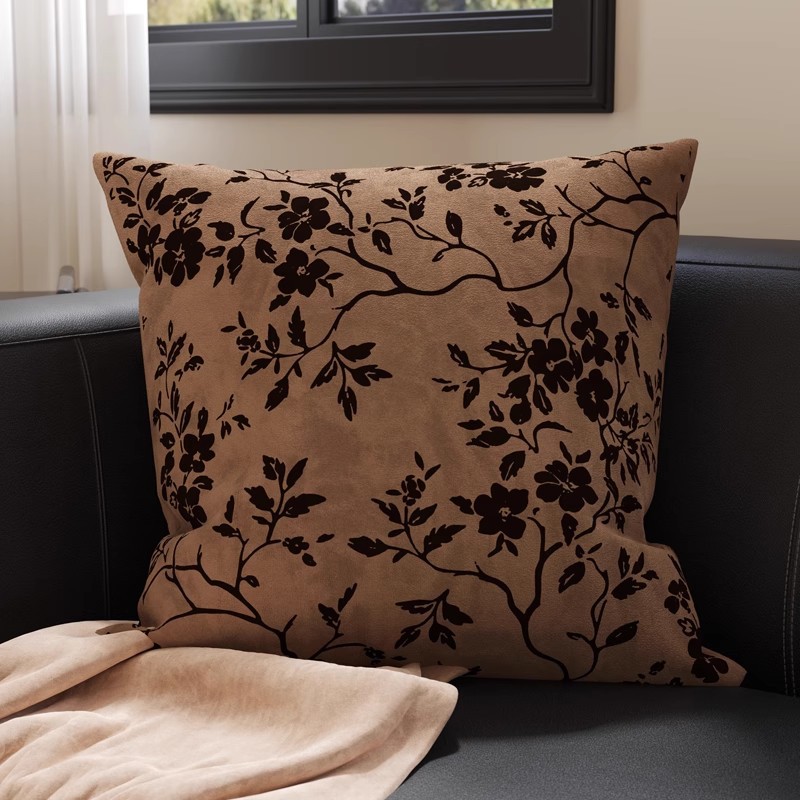Sofá de sala de estar retro de alto nivel, almohada de cabecera, almohada de cintura en la cama, ventana flotante, almohada de respaldo con núcleo desmontable y lavable