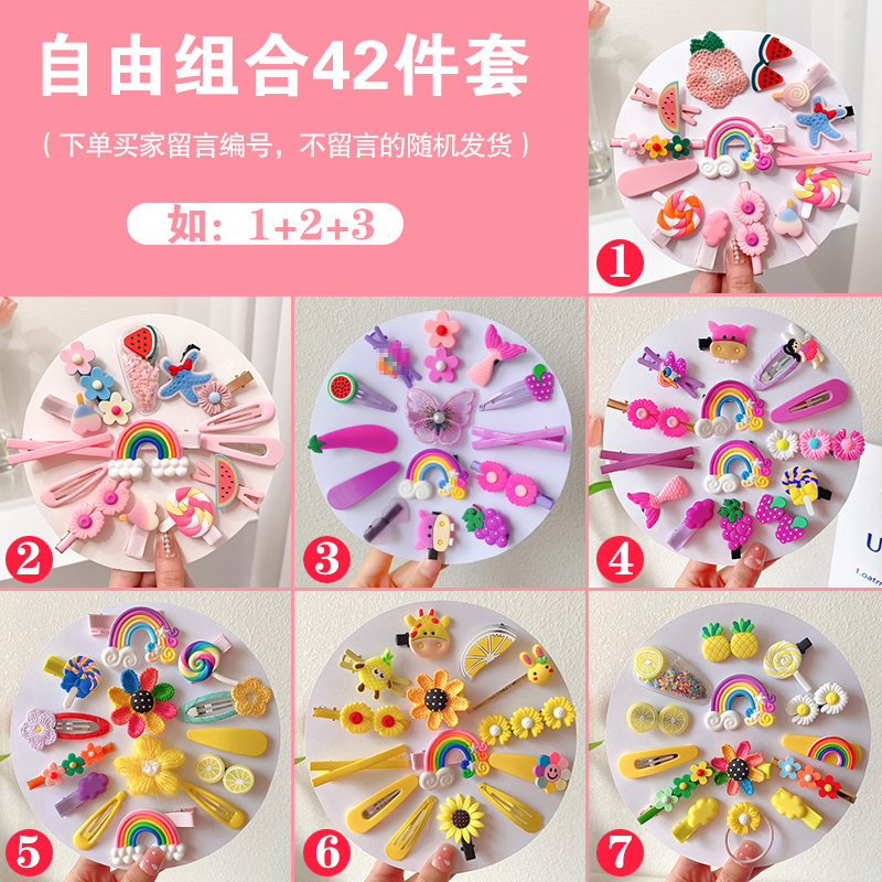 Clips de cabello para niñas, tocado para niñas, clips de cabello para niñas lindas y bonitas, clips para niñas, bebés súper lindos, Beiqin