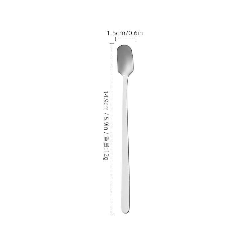 15 사각 헤드 스푼 [실버] 고급 모델