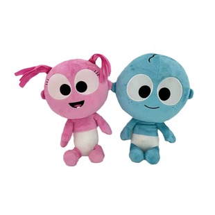 Cross-border plush doll high-looking couple doll water fire baby super cute birthday gift wholesale for girlfriend