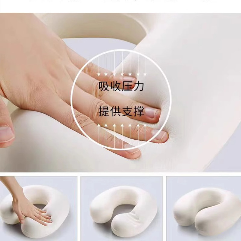 旅行用ポータブル睡眠用品、U字型枕、長距離飛行機、高速鉄道、車、首枕、首枕、頸椎枕|undefined