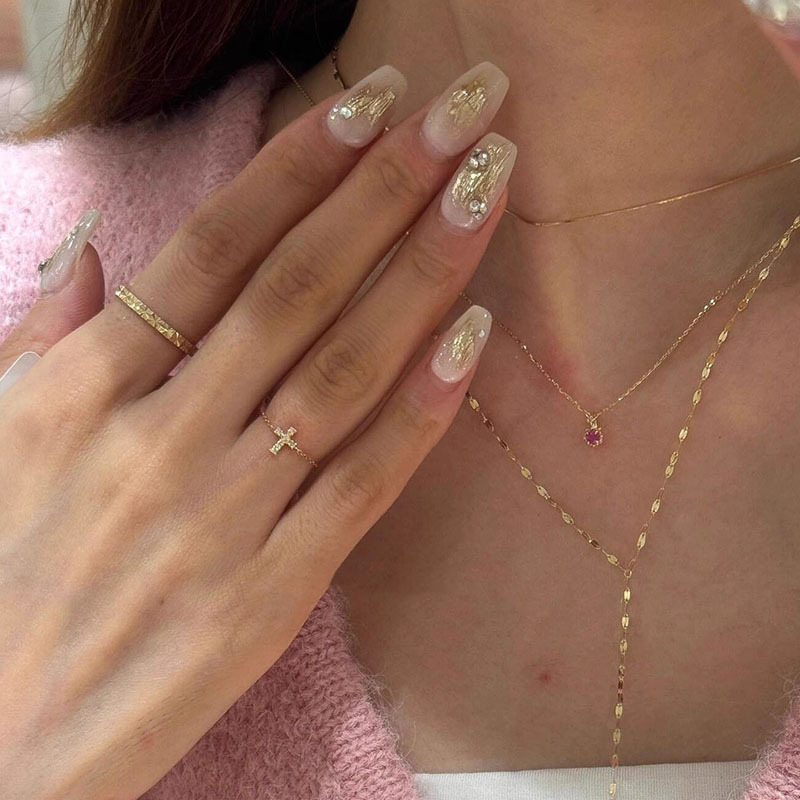 Minimalist Stackable Ring Set With Cubic Zirconia For Women_voghion.com