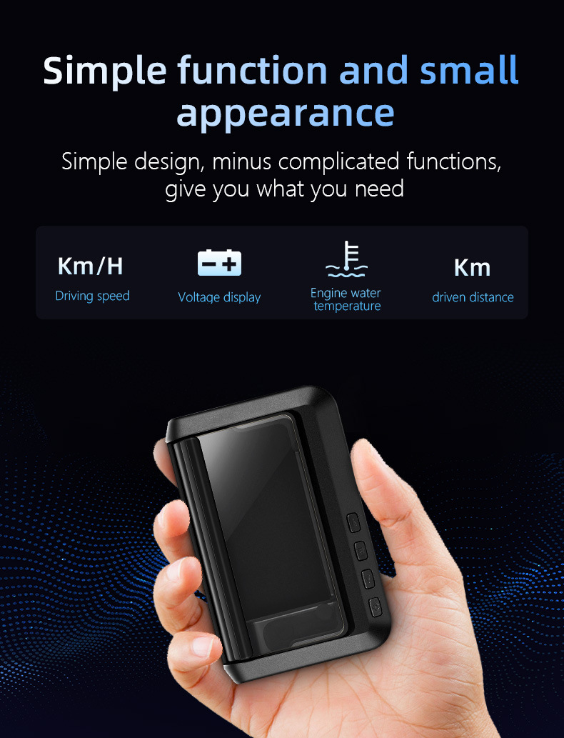 Car Head-Up Display Hd Multi-Function Vehicle-Mounted Hud Speedometer Projector Obd2 Head-Up Display