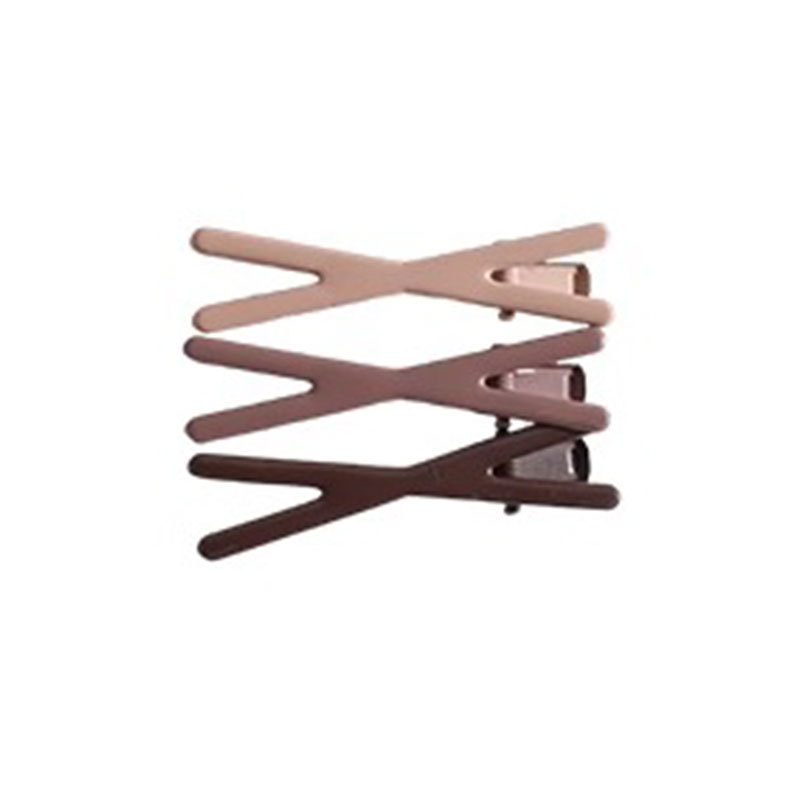 Gradiente curry broche broche de hueso de pescado gota de agua estrella de cinco puntas estilo broche broche simple de alto nivel broche de cabeza