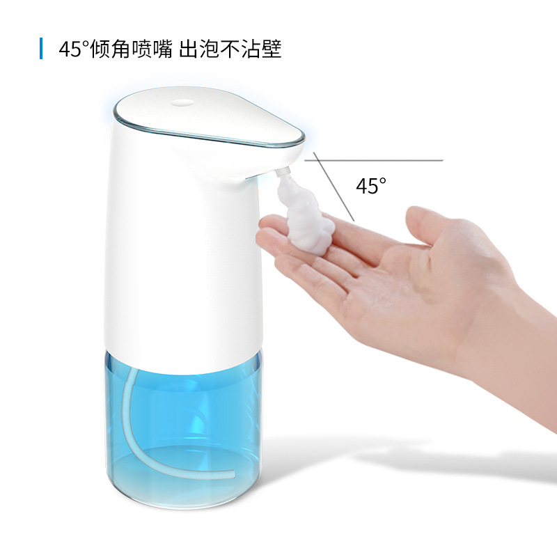 Dispensador de jabón inteligente con sensor de carga, máquina de lavado de manos tipo espuma, dispensador de jabón vertical sin contacto para hoteles con varios niveles