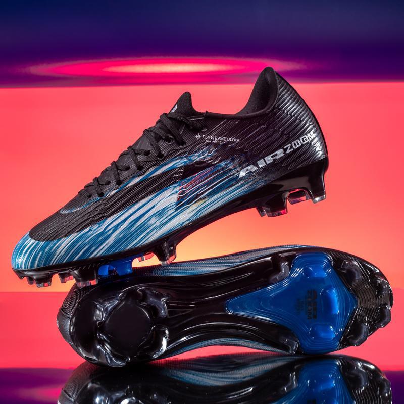 Zapatillas de Fútbol Tejidas Sin Costuras 17 AG TF de TPU y KPU Ligero para Césped Artificial