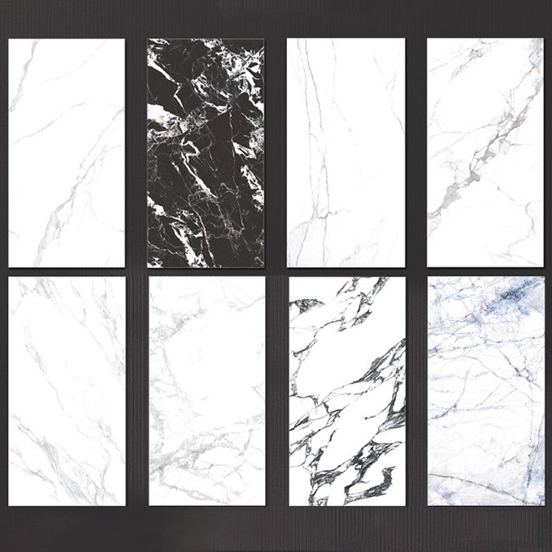 Matte anti-stone marble tiles 750x 1500 Napoleon black living room bathroom kitchen non-slip floor tiles wall tiles