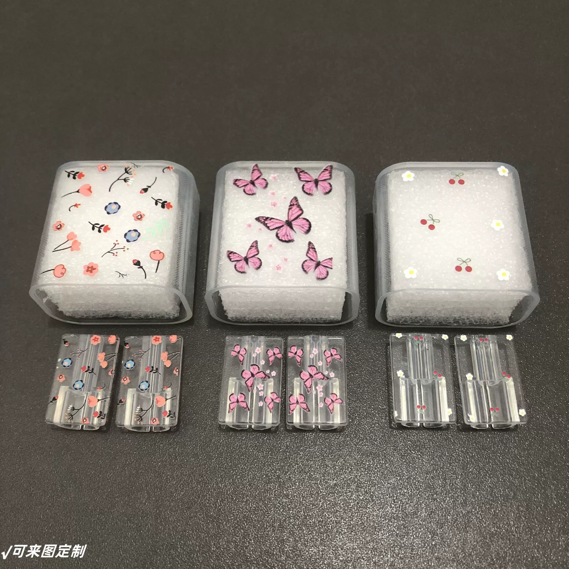 Яблоко 18W20W универсальная зарядная головка защитный чехол для укуса проволоки зажим мультяшный завод uv печать окрашенный набор из трех частей