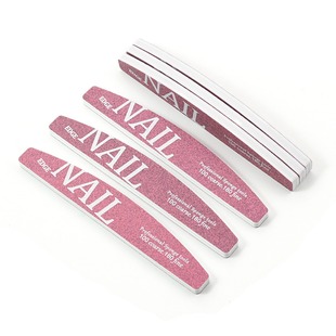 Double-sided nail file nail rubbing strip sponge file sanding strip manicure nail grinding surface tool polishing plate sand strip