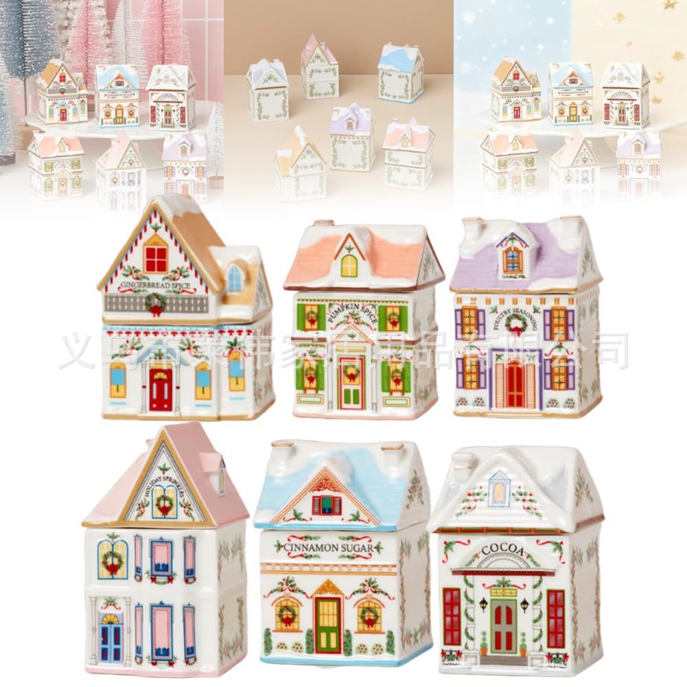 Holiday Village Spice House Set Mini País de las Maravillas de Navidad