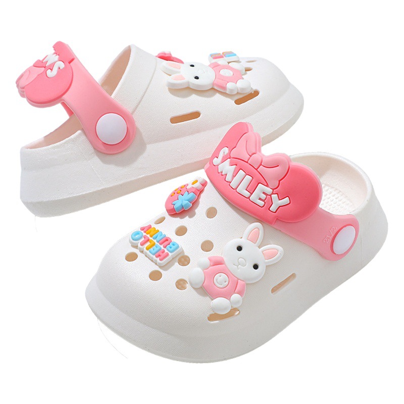 Children's Cave Shoes New Slippers Summer Cute Baby Soft Bottom Light Outer Wear Non-slip Beach Sandals for Boys and Girls