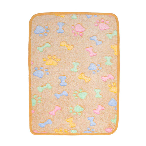 Pet Blanket Coral Fleece Soft Non shedding All Seasons Universal Double Sided Velvety Comfort Pet Mat Manufacturer Wholesale