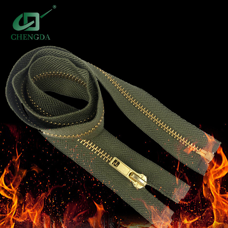 厂家直销 5号金属开口闭口拉链 防火阻燃 芳纶丝 可用于衣服裤子